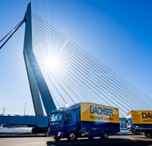 Dachser levert emissievrij in het centrum van Rotterdam